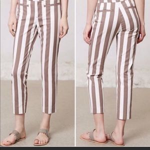 Anthropologie cartonnier striped pants